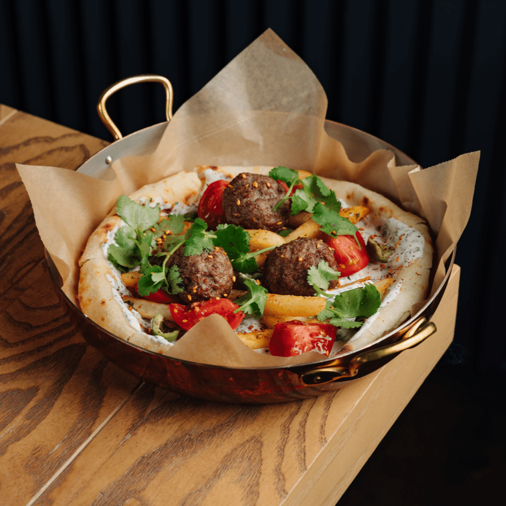 Гирос с митболами