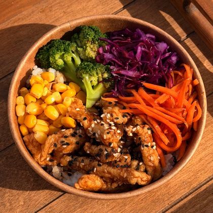 Боул Курица терияки