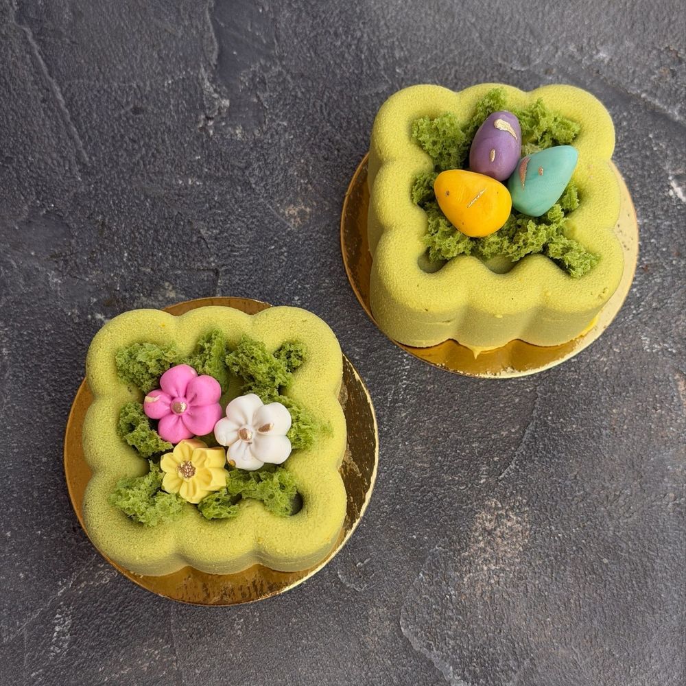 Пасхальное пирожное (сникерс)