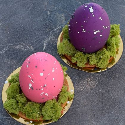 Муссовое яйцо (манго-маракуйя)