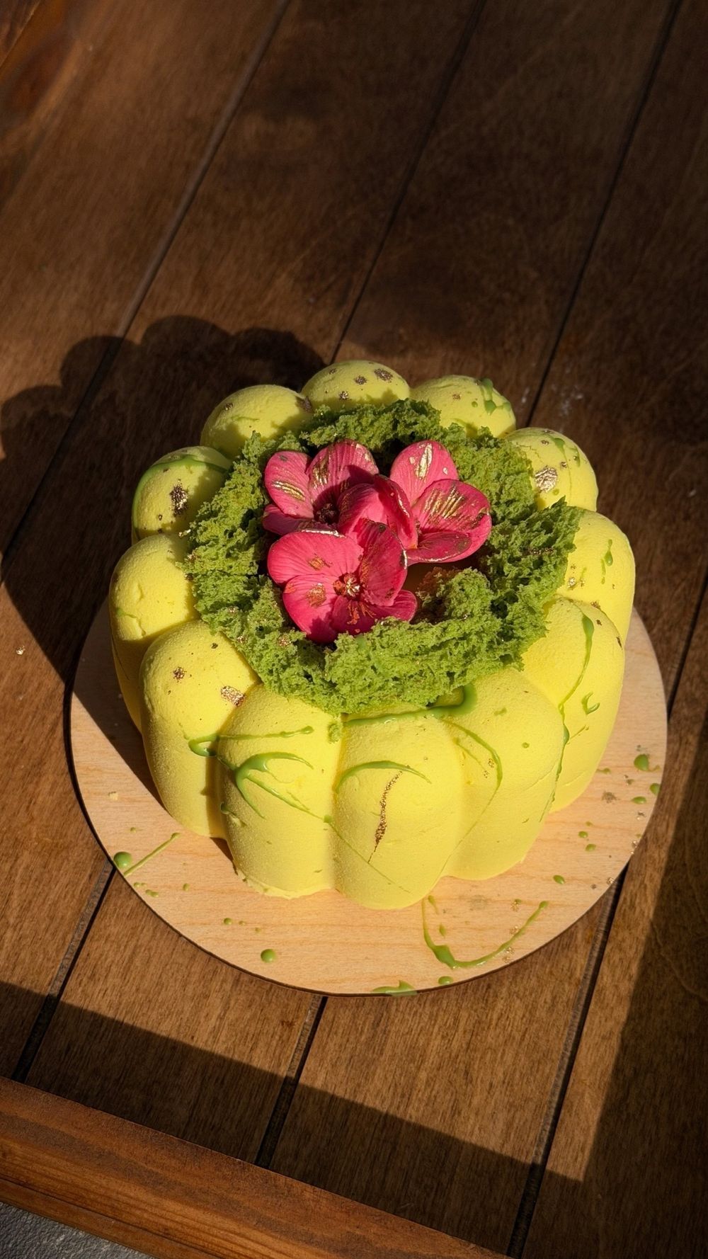 Пасхальный бенто Ромашка (медовик)