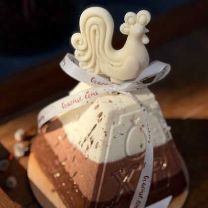 Творожная Пасха "Три шоколада"