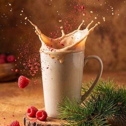 Латте Малина-кедр 350 мл