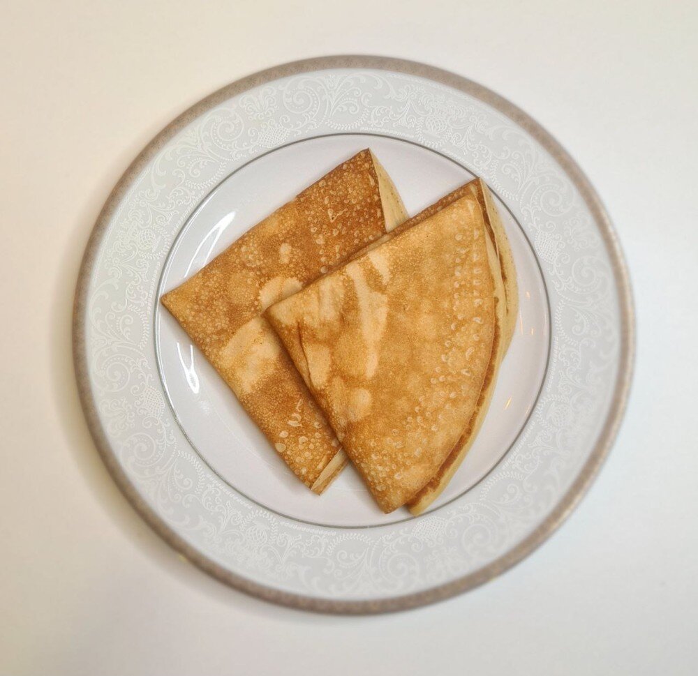 Блины с маслом