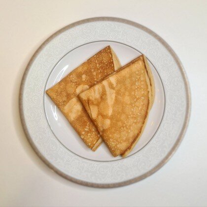 Блины с маслом