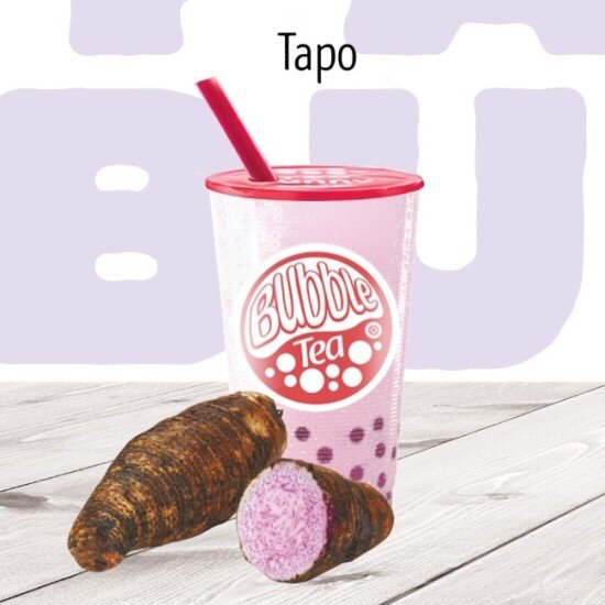 C Таро (печенье) молочный коктейль BUBBLE TEA