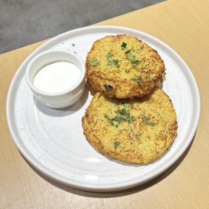 Драники со сметаной