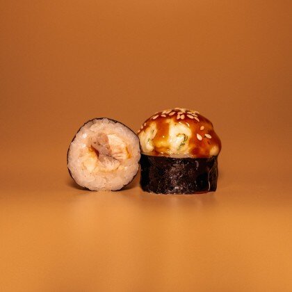 Запеченные маки с угрем