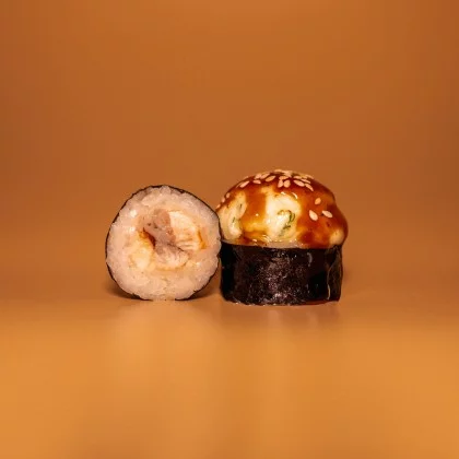 Запеченные маки с угрем