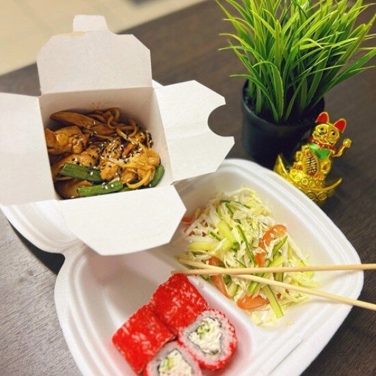 ЛанчБокс с Удоном/Рисом