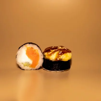 Запеченный с лососем