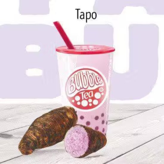 C Таро (печенье) молочный коктейль BUBBLE TEA