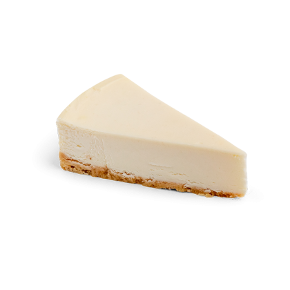 Чизкейк классический с карамельным топпингом.