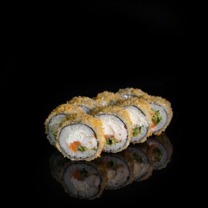 Сяке эби темпура