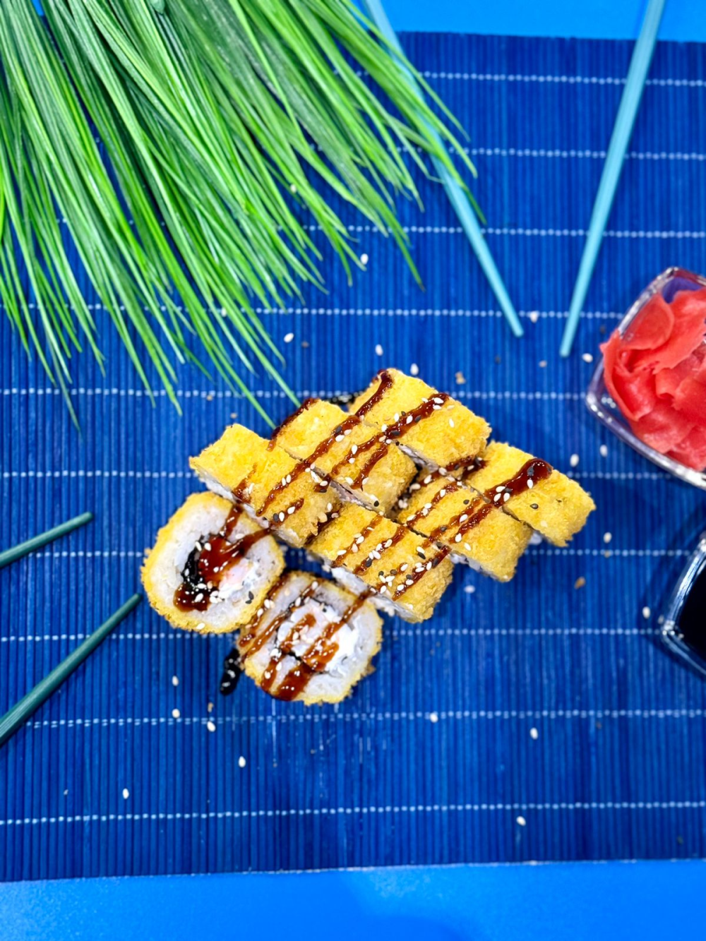 Жареный с креветкой