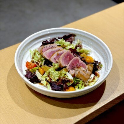 Салат с тунцом и мандаринами