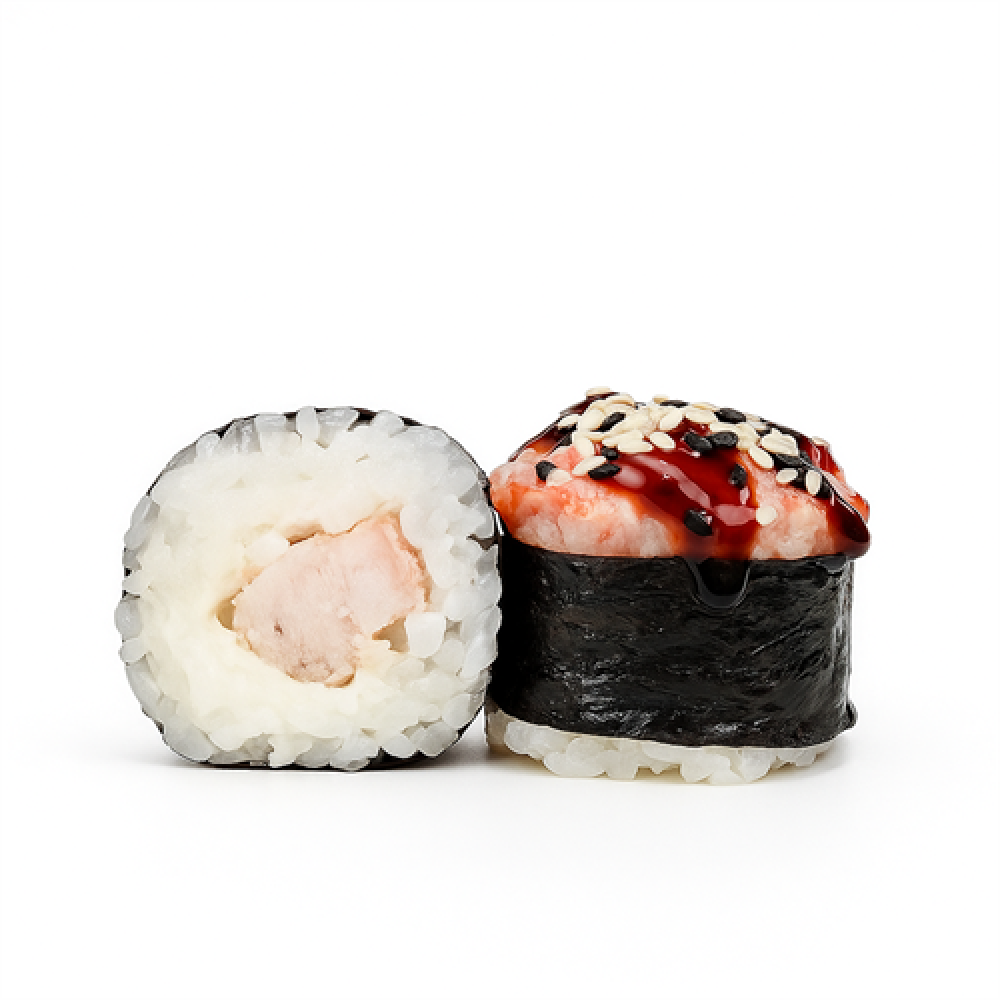 Запеченный острый с угрём