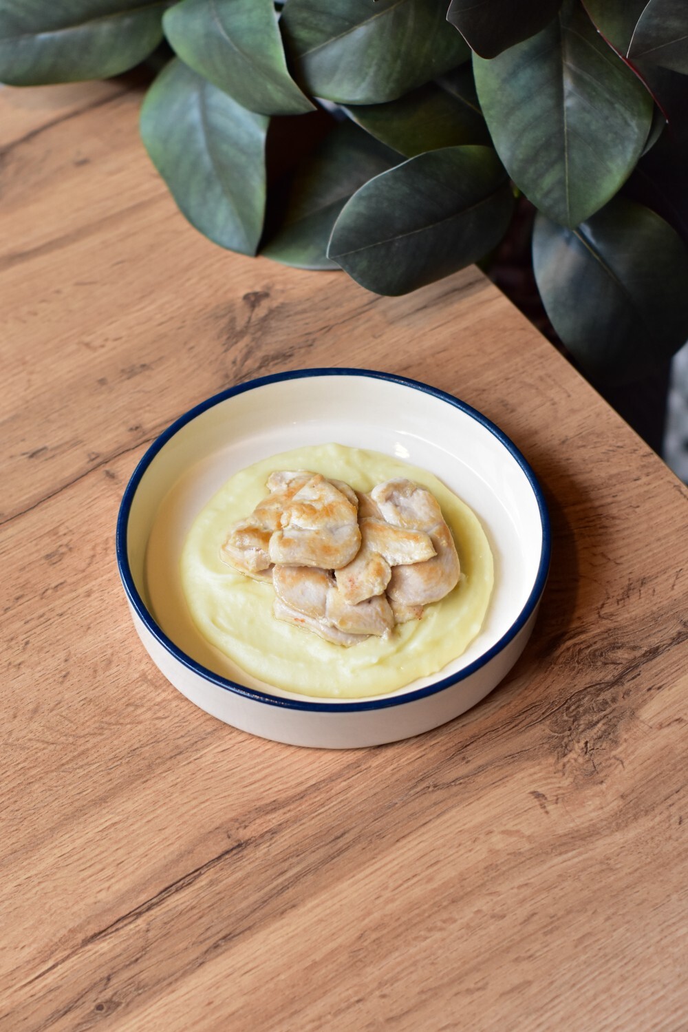 Куриная грудка с пюре