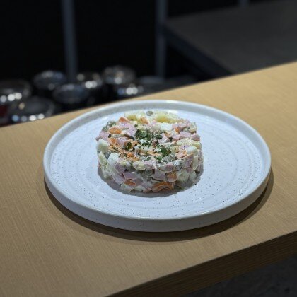 Оливье с Докторской колбасой