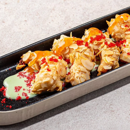 Креветка в миндале