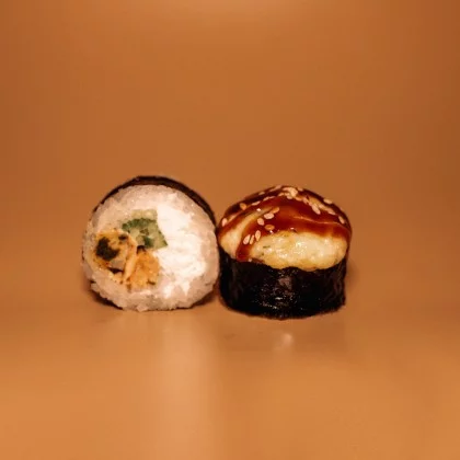 Запеченный с мидиями