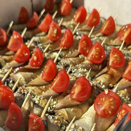 Рулетики из баклажан 30 шт