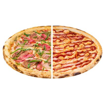 Пицца из половинок