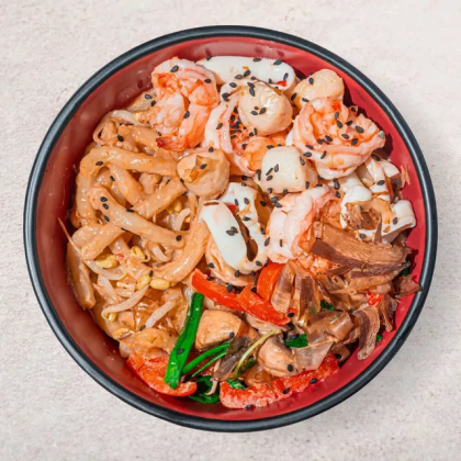 Удон с морепродуктами