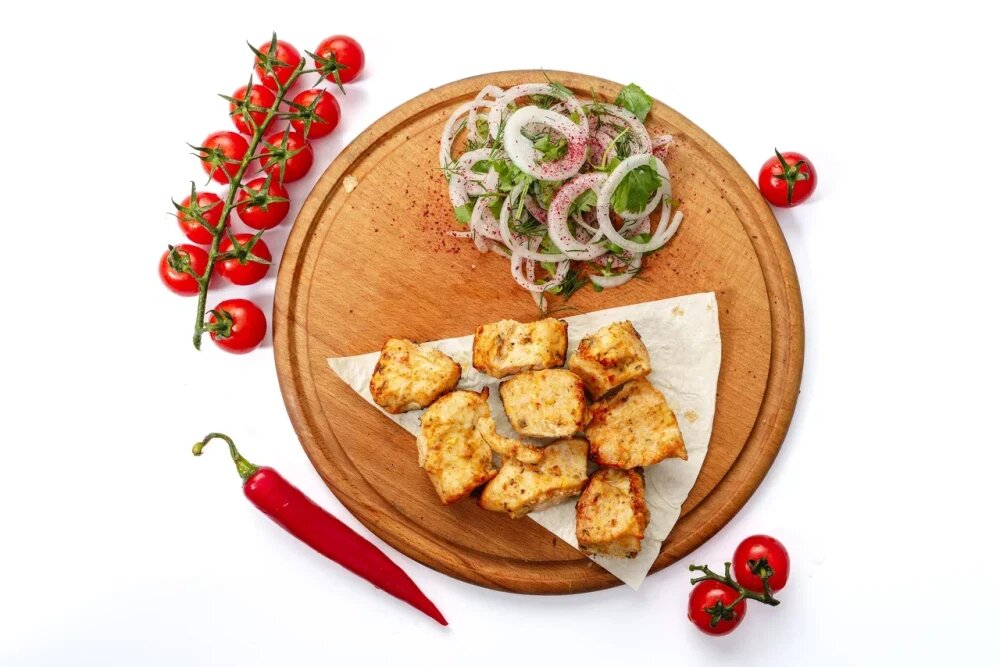Шашлык из куриного филе