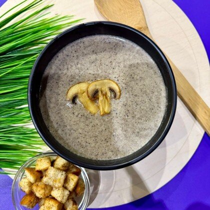 Крем-суп грибной