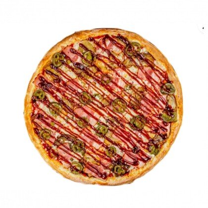 Пицца BBQ с халапеньо