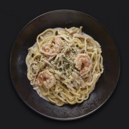 Тальятелле с креветками