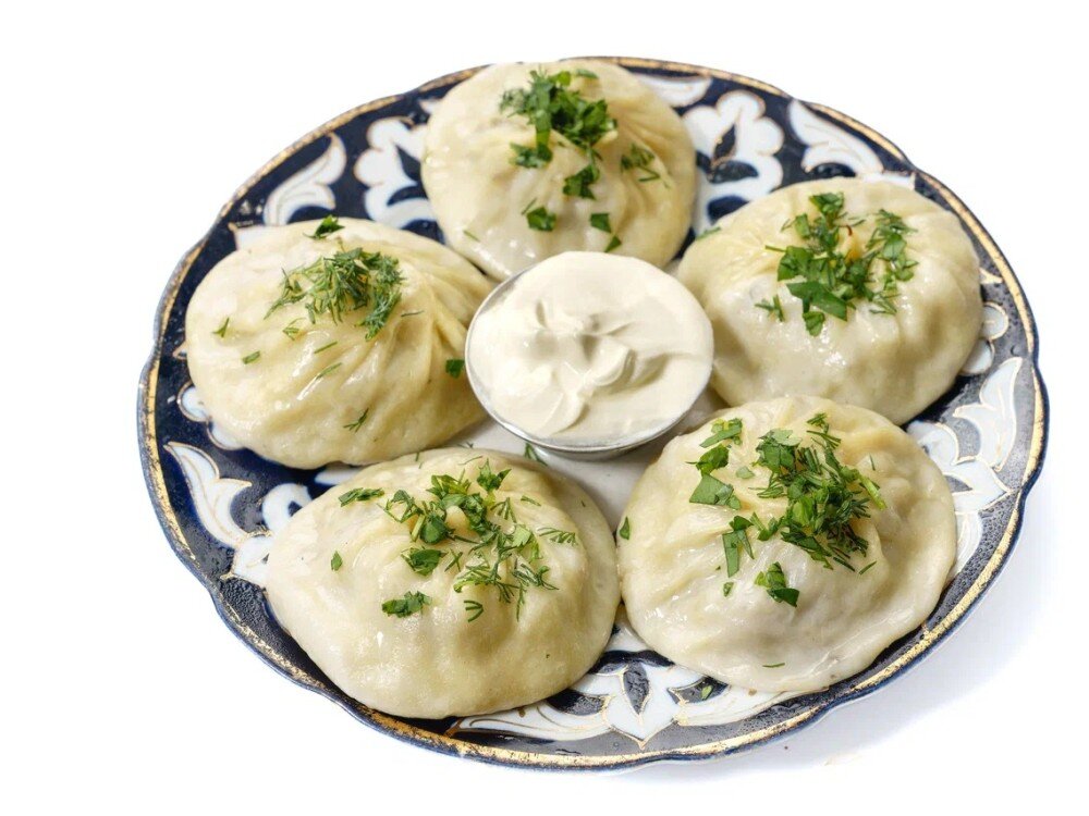 Манты с мясом
