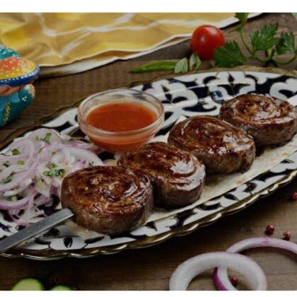 Рулет из говяжьей вырезки с курдюком