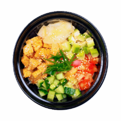 Поке с курицей