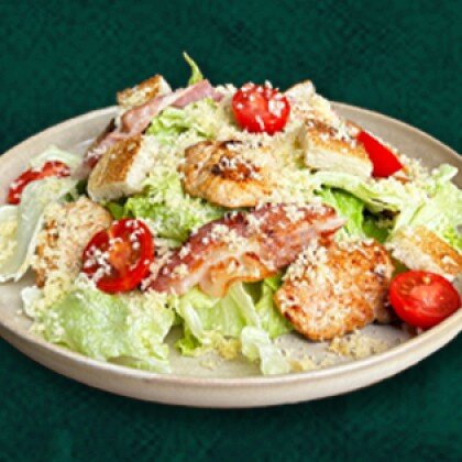 Цезарь с курицей и беконом