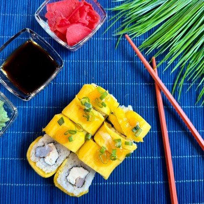 Манго креветка