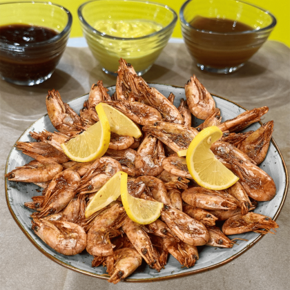 Креветка жареные