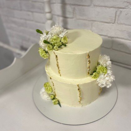 Торт двухъярусный