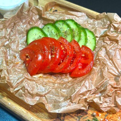 Нарезка из свежих овощей