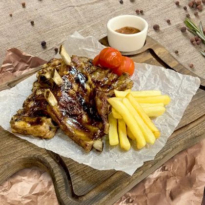 Ребра в соусе терияки