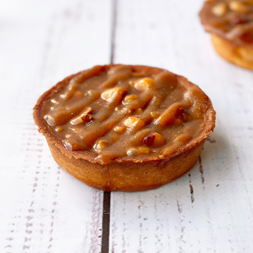 Карамельно-ореховая тарталетка