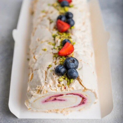 Меренговый рулет