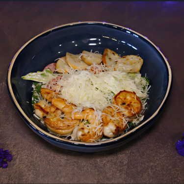 Салат «Цезарь» с креветкой