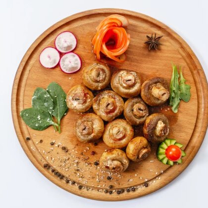 Шампиньоны на углях