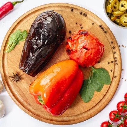 Овощи на углях