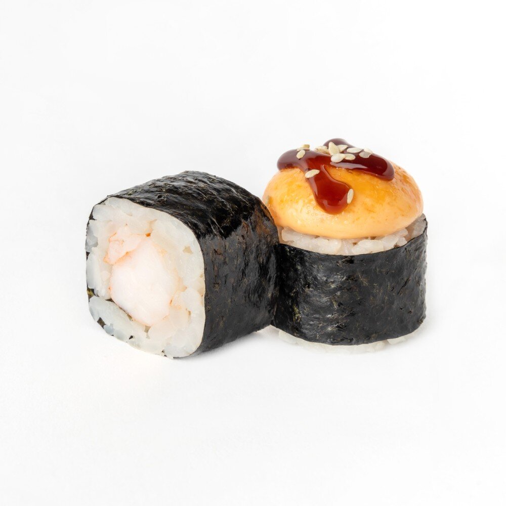 Запеченный мини с креветкой