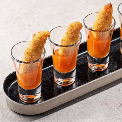 Креветки в сухарях панко