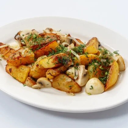 Картошка с грибами