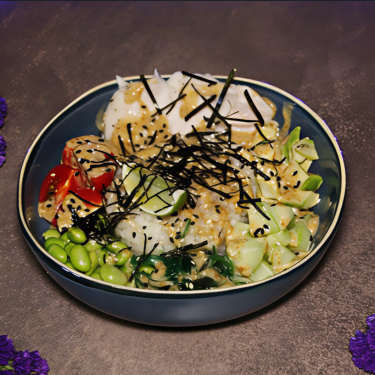 Поке с цыпленком